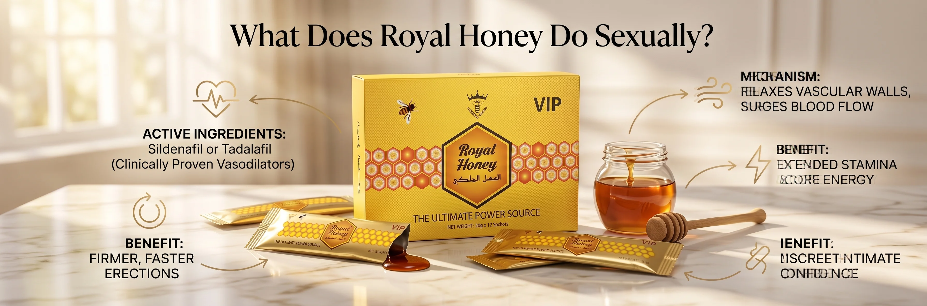 What Does Royal Honey Do Sexually? How Male Enhancement Honey Packs Work